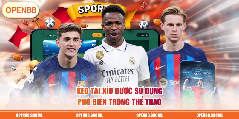 Kèo tài xỉu được sử dụng phổ biến trong thể thao